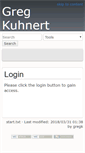 Mobile Screenshot of gregkuhnert.com