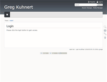 Tablet Screenshot of gregkuhnert.com